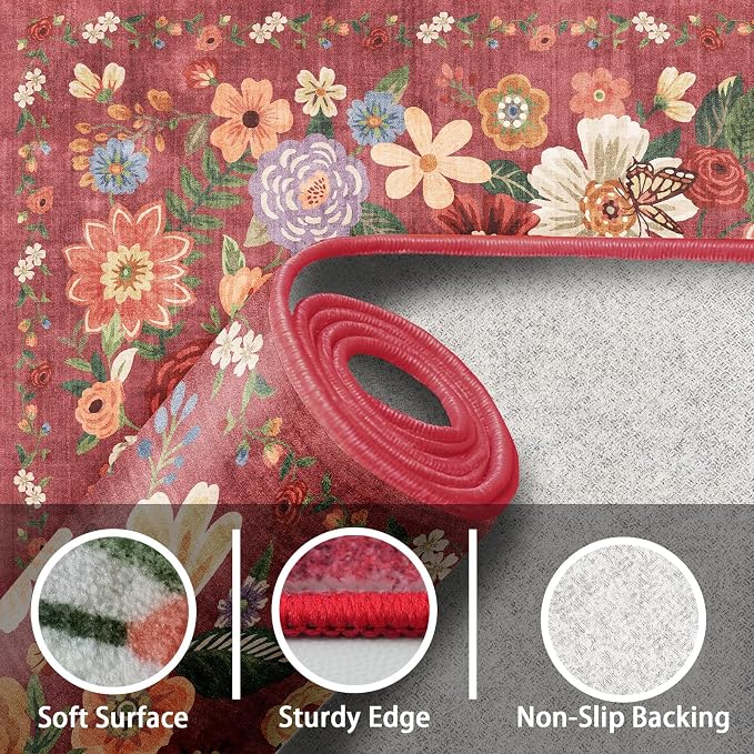 Area Rugs 24x17 Inch Home Decor Entry Rug, Small Door Mat Bath Mats - Image 7