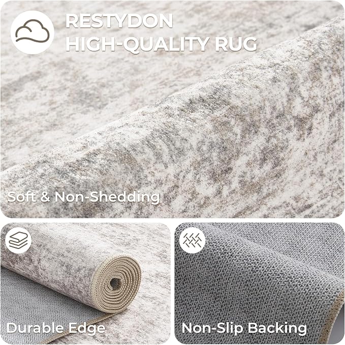 2x5 Rug Runner Washable for Entryway, Soft Bathroom Rugs - Image 7