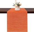 Table Runner 72 Inches Long, Vinyl Woven Heatproof Table Runners | Washable by Banchif