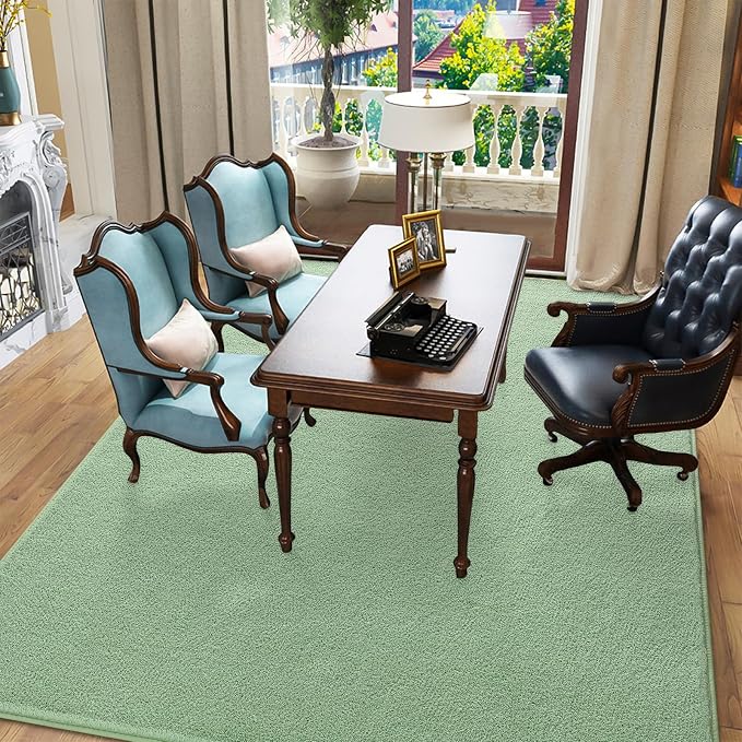 Pettop 5x7 ft Light Green Area Rugs - Image 6