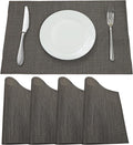 Table Placemats Dining Table Place Mats Set of 4 Heat Resistant Insulation by Yiaizhuo