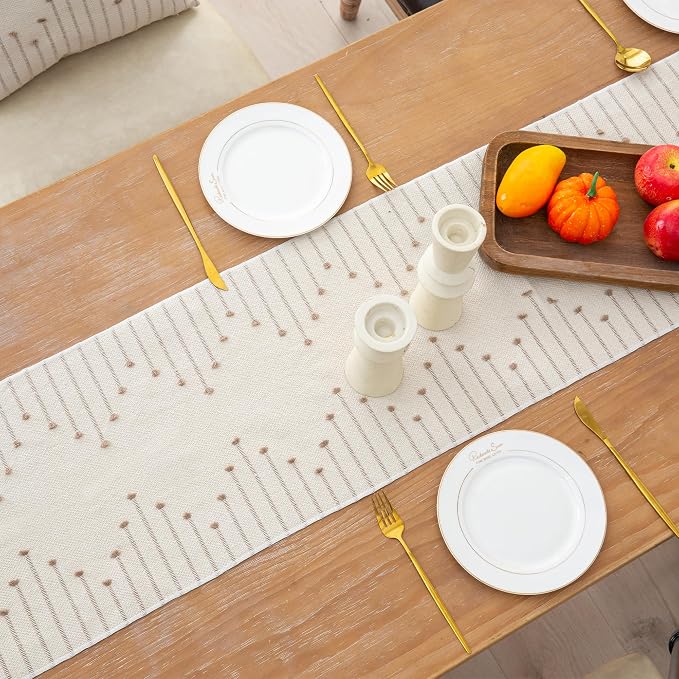 Table Runner 90 Inches Long, Boho Style - Image 4