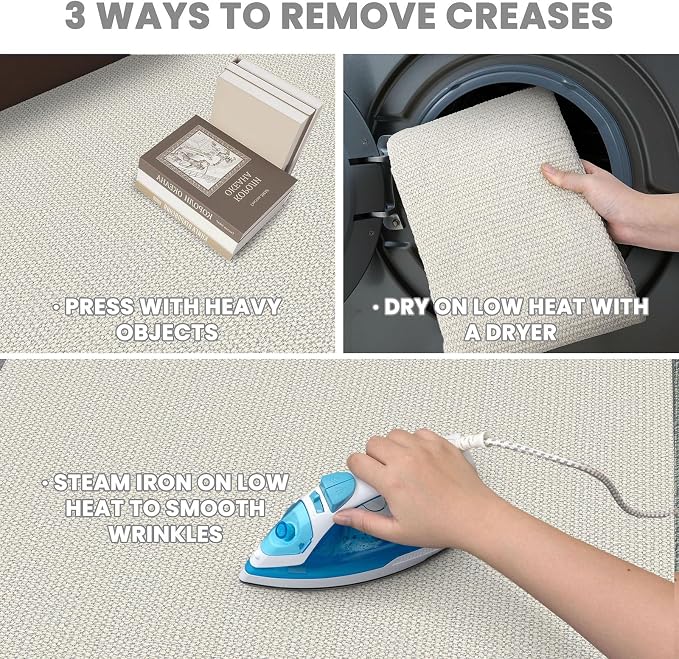EARTHALL Washable Runner Rug 3x6 Ft Non Slip Runners - Image 4