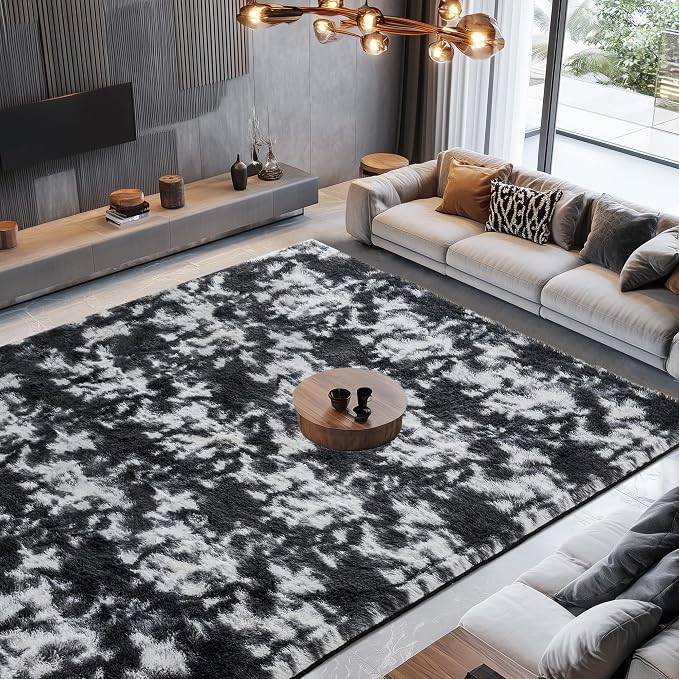 Litanika 8x10 Fluffy Shag Faux Fur Area Rug - Image 5
