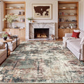 Rugflix 8x10 Area Rugs for Living Room, Washable Large Rug Stain-Resistant Low by RugflixAreaRugs