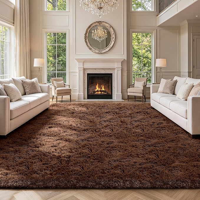 Shag Area Rugs for Bedroom Living Room, 5X8 Ultra Soft Fluffy Area Rugs for Dorm - Image 7
