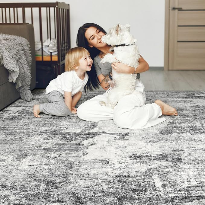 DMOYEST 12x15 Area Rug for Living Room, Washable & Non Slip Large Indoor Carpet - Image 5