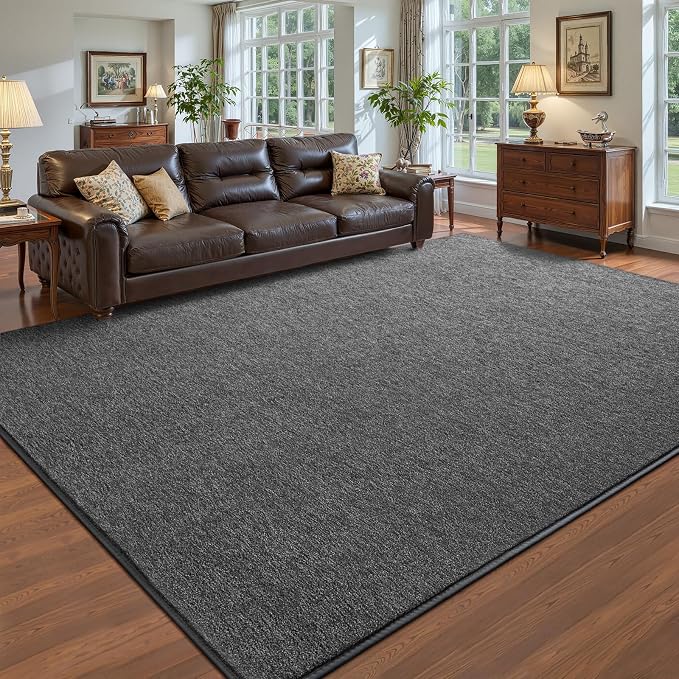 Pettop 5x7 Black Grey Area Rugs by Pettop