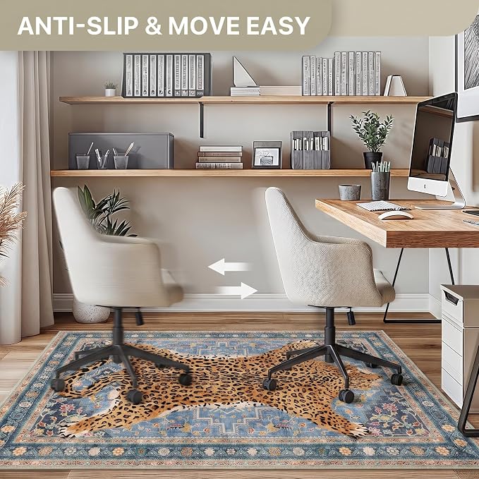 36"x60" Office Chair Mat for Hardwood Tile Floor, Under Desk Carpet Protector - Image 4