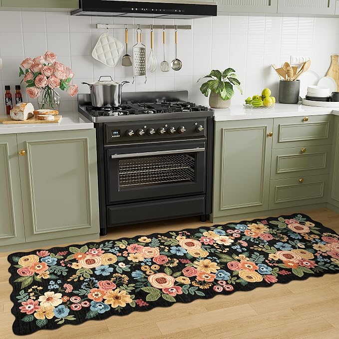DUKINO 2x10 Runner Rug for Hallway, Washable Kitchen Rug - Image 4