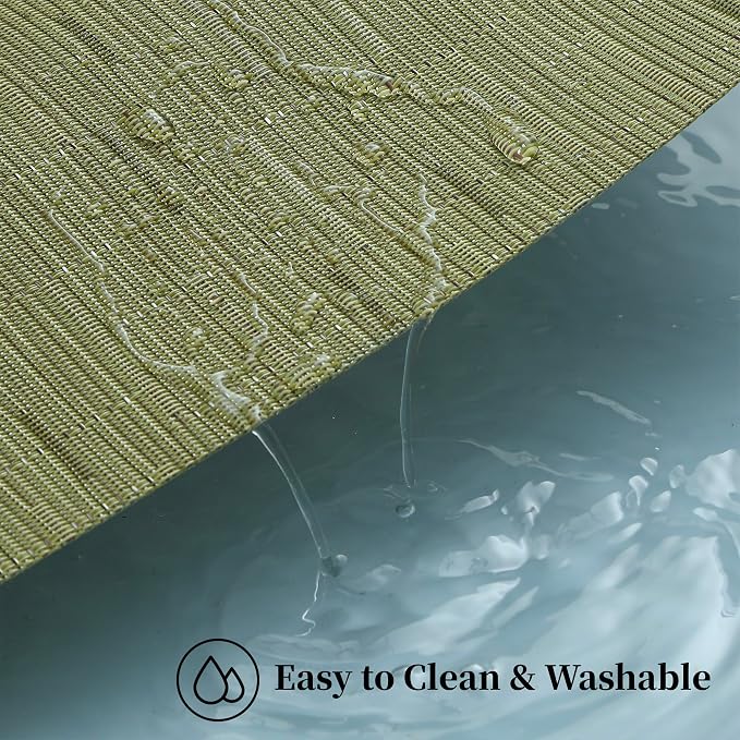 Leetaltree Pea Green Placemats Set of 6 - Image 5