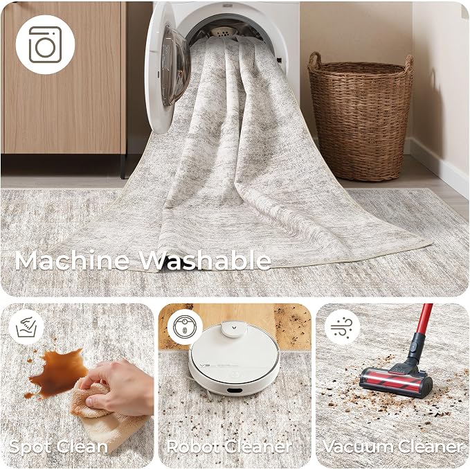 2x5 Rug Runner Washable for Entryway, Soft Bathroom Rugs - Image 8