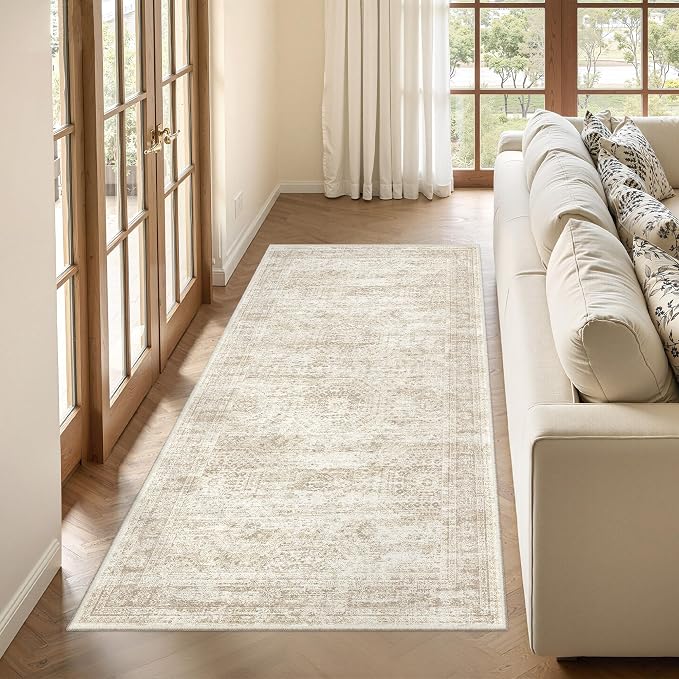 3x6 Runner Rug Non Slip, Thin Entryway Washable Rug - Image 3