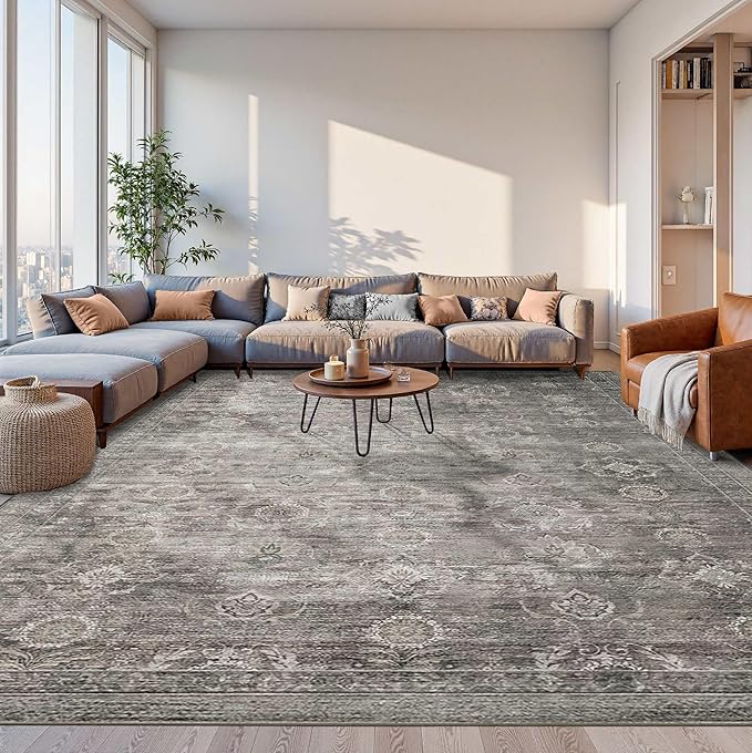 Rugxara 10x14 Area Rugs for Living Room Bedroom, Large Washable Rug, Non Slip & - Image 2