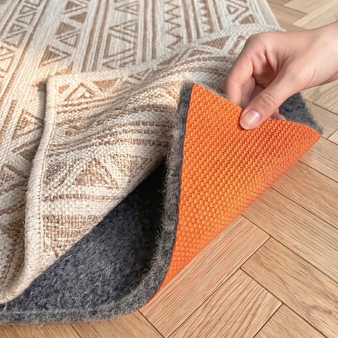 Rug Pad 2 x 10 Ft Non-Slip, Felt and Natural Rubber Backing, 1/4" Thick by Cosyearn