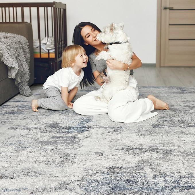 DMOYEST 10x14 Area Rug for Living Room, Washable & Non Slip Large Indoor Carpet - Image 6