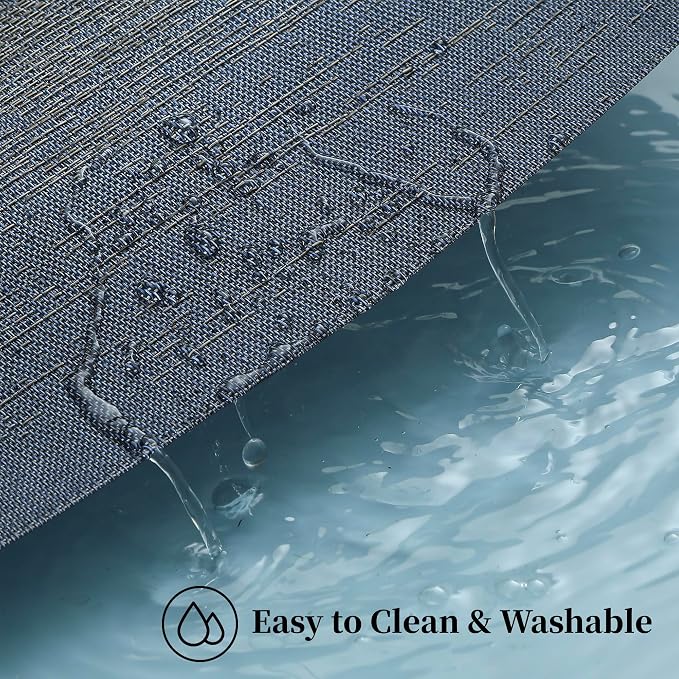 Leetaltree Denim Blue Placemats Set of 6 - Image 5