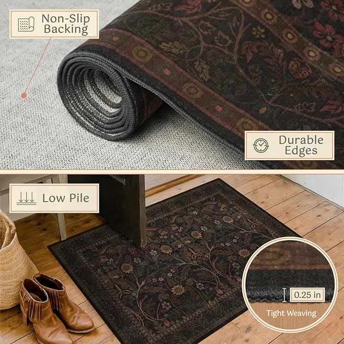 Washable Wide Hallway Runner Rug 2'6"x10' - Image 4