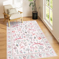 DUKINO 3x5 Rug, Washable Animal Area Rug by DUKINO