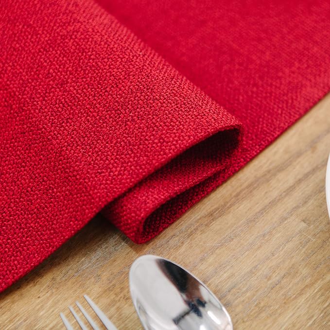 Soft Caddice Faux Linen Table Runner 2 Side - Image 4