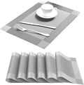 Table Placemats Dining Table Place Mats Set of 6 Heat Resistant Insulation by Yiaizhuo