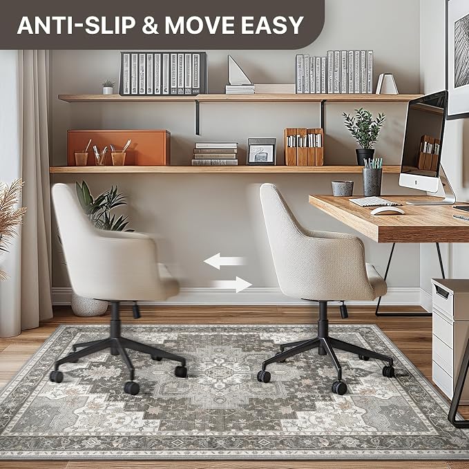 48"x72" Office Chair Mat for Hardwood Tile Floor, Under Desk Carpet Protector - Image 5