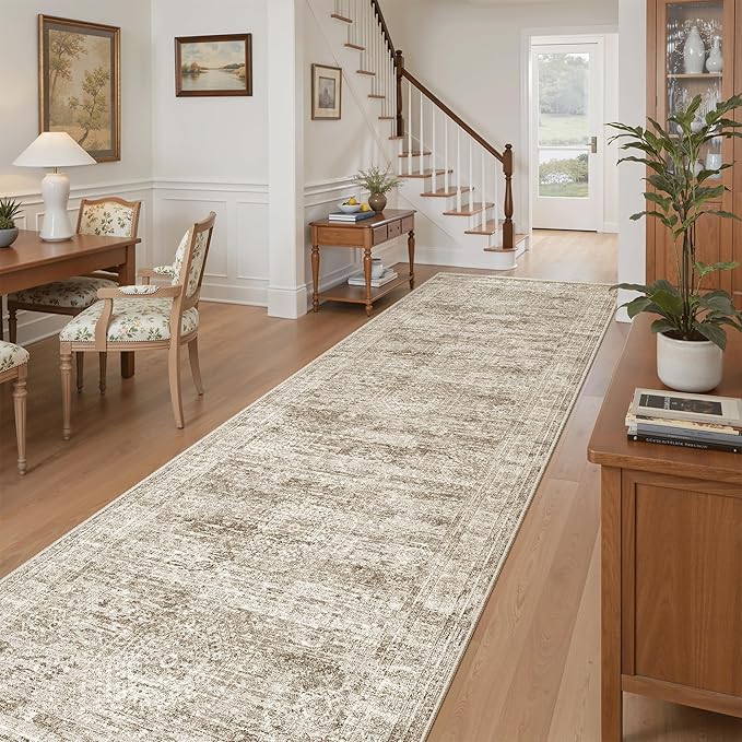 Soalmost Runner Rug 3x10 Washable Non-Slip Hallway Runner Rugs - Image 2