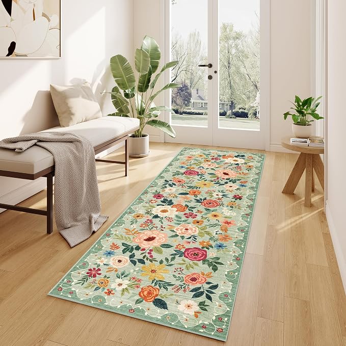 DUKINO 2x6 Kitchen Runner Rug for Hallway, Washable Runner Rug - Image 5