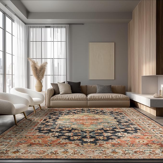 Ruaruarug Washable Area Rug 8x10 by Ruaruarug