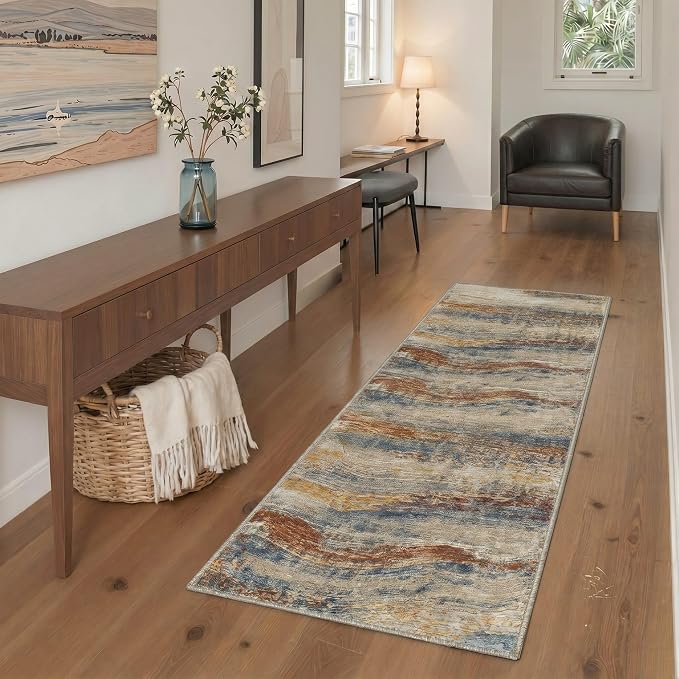 BEIMO 6x9 Rugs for Living Room Bedroom, Machine Washable Modern Abstract Soft - Image 4