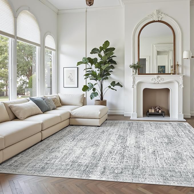 Soalmost Washable Area Rug 8x10, Large Soft Rugs - Image 2