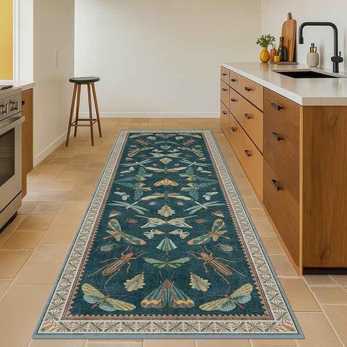 Hazo Haus 3x10 Washable Hallway Runner, Foldable Indoor Carpet - Image 3