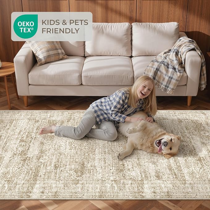 3x18 Washable Runner Rug for Hallway, Non-Slip Long Hallway Runner for Entryway - Image 9