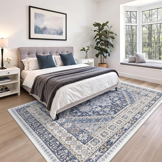 zesthome 7x9 Area Rug, Super Soft Washable Rugs - Image 9