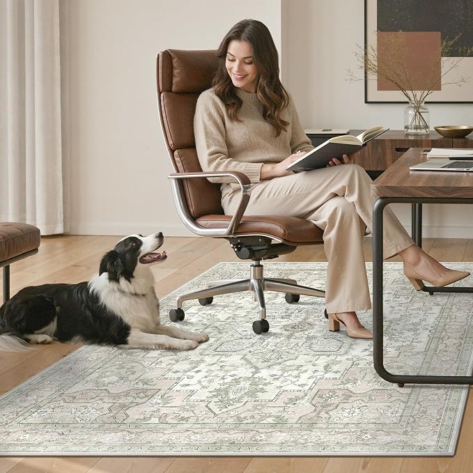 36"x60" Office Chair Mat for Hardwood Tile Floor, Under Desk Carpet Protector - Image 7