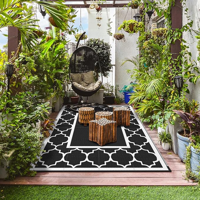 GENIMO 5' x 8' Outdoor Rug Waterproof - Image 5