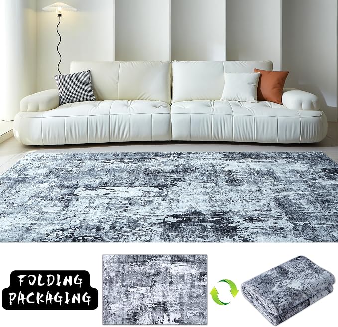 Rugcomf 3x5 Washable Boho Soft Area Rug - Image 5