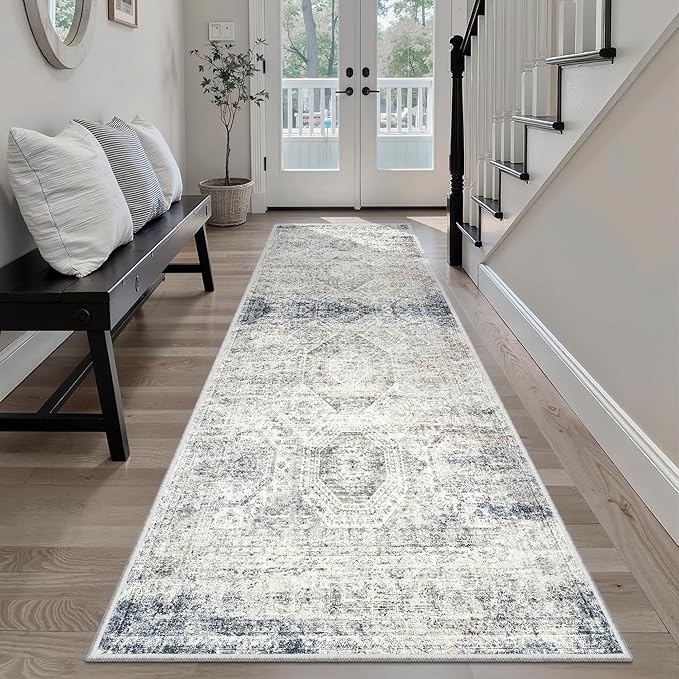 Soalmost Washable Runner Rug by Soalmost