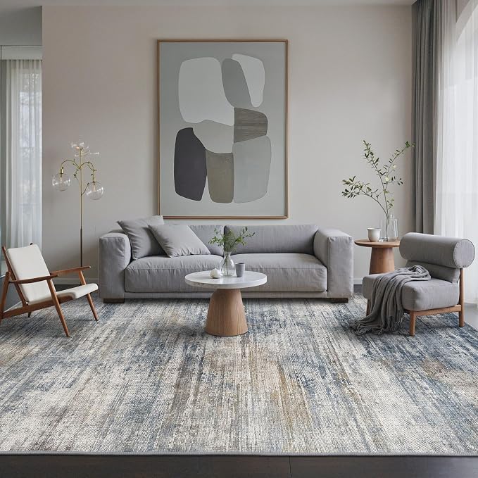 BEIMO Area Rugs 6x9 for Living Room Bedroom, Modern Abstract Machine Washable - Image 3
