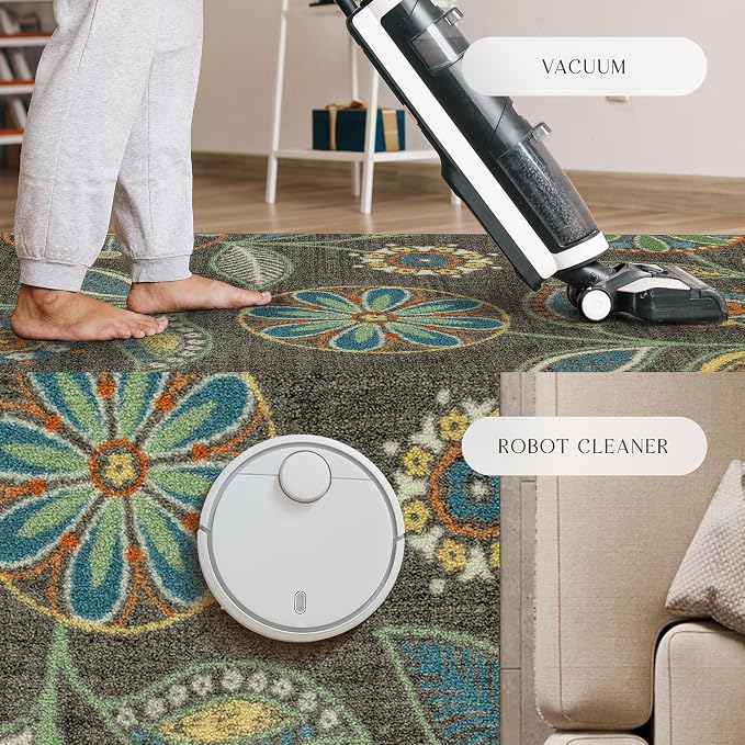 Maples Rugs Reggie Floral Runner Rug - Image 9