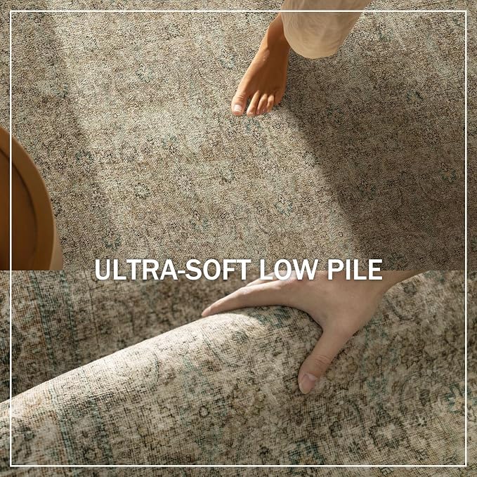 Washable Runners for Hallways Kitchen Rug: 2'x6' Runner Rugs Stain Resistant - Image 4