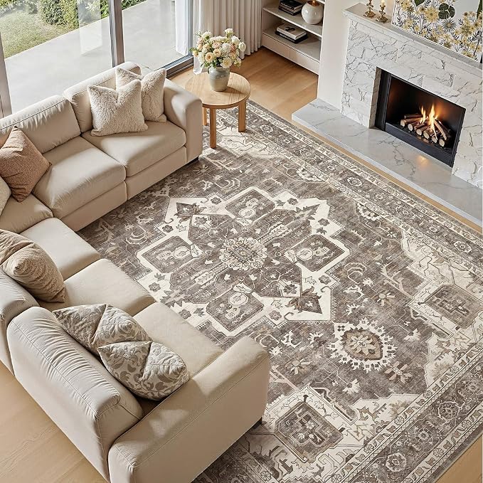 Washable 6x9 Area Rug for Living Room - Image 5