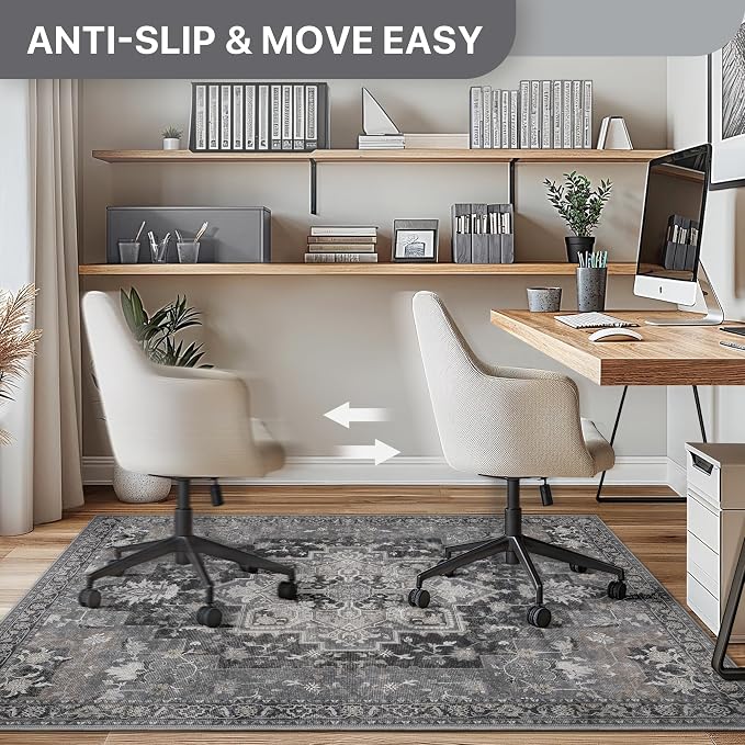 30"x48" Office Chair Mat for Hardwood Tile Floor, Under Desk Carpet Protector - Image 5
