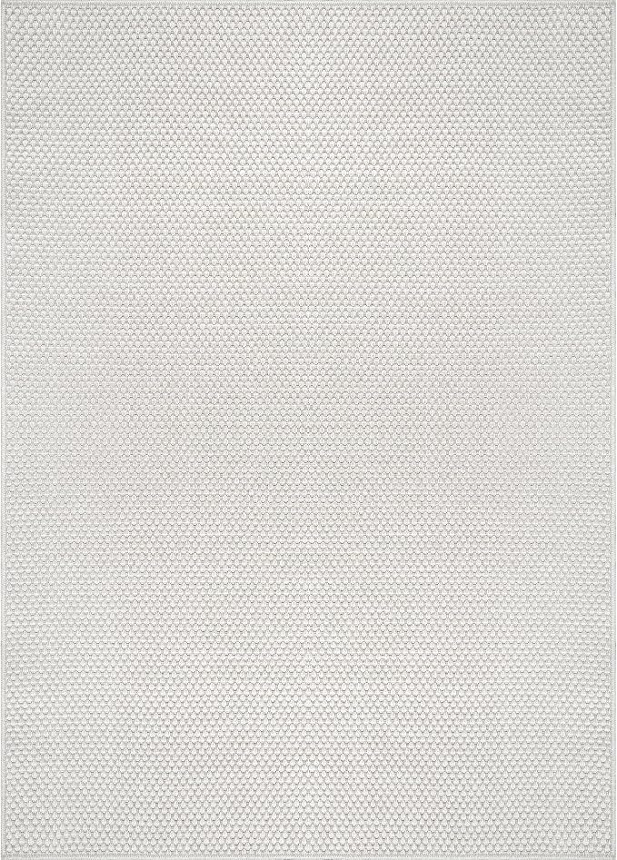 CAMILSON Easy Jute Rug 8x10, Indoor Outdoor Off-White Farmhouse Area Rugs - Image 2