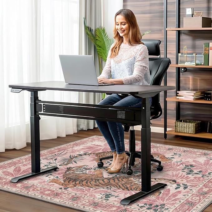 48"x72" Office Chair Mat for Hardwood Tile Floor, Under Desk Carpet Protector - Image 2