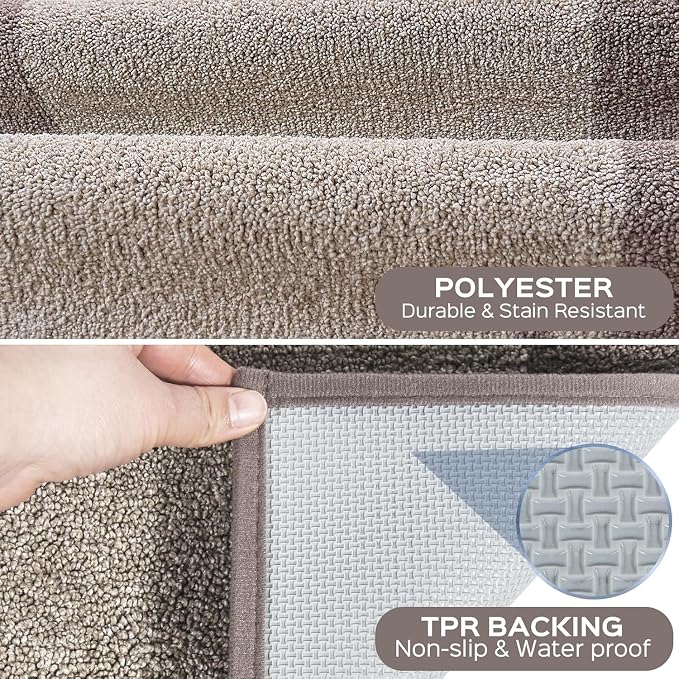 Indoor Door Mat 20" x 32", Washable Kitchen Rug, Non Slip Entryway Rug - Image 3