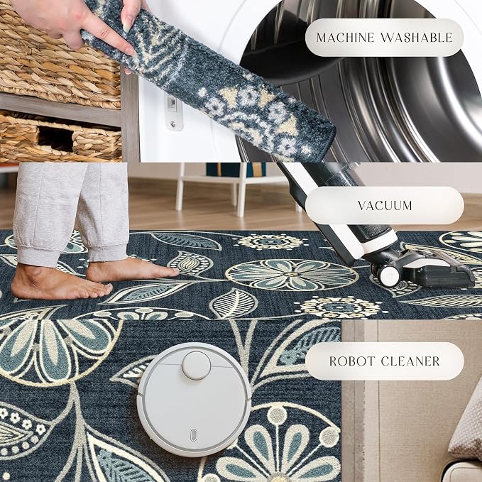 Maples Rugs Reggie Floral Kitchen Rug - Image 8