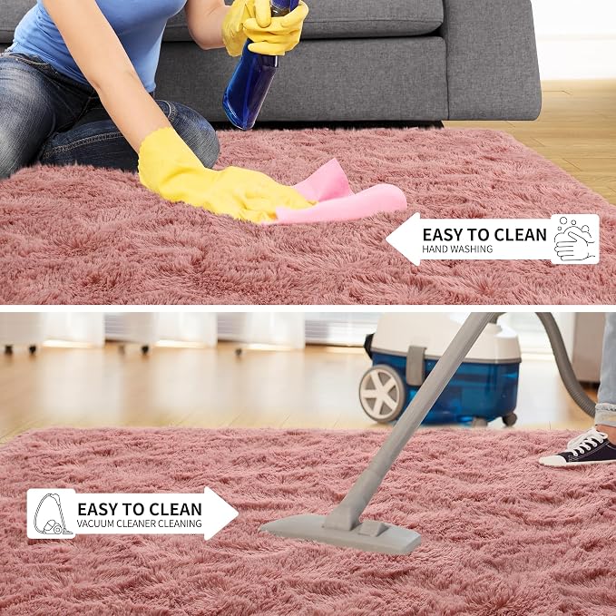 Tepook Super Soft Fluffy Rug for Bedroom, Modern Shaggy Fuzzy Kids Rugs for - Image 7