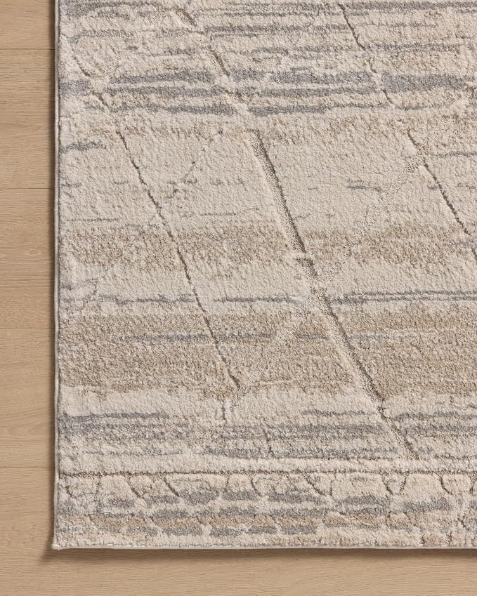 Loloi Amber Lewis Monty Collection MOT-02 Ivory/Natural 11'-6" x 15', .50" Pile - Image 6
