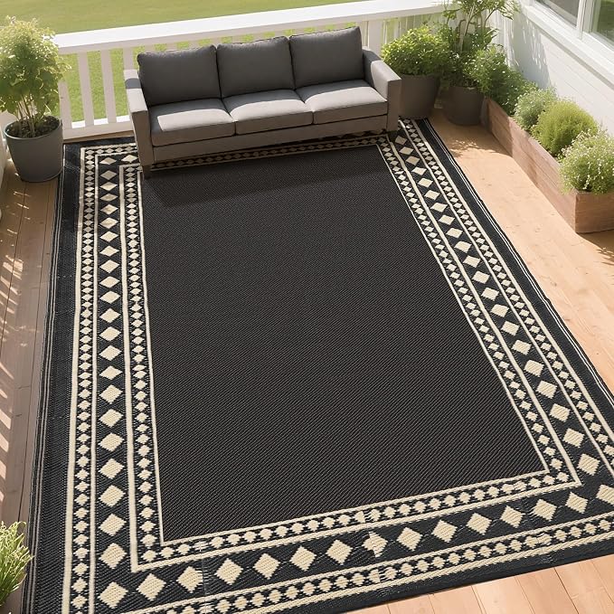 RURALITY Outdoor Rugs 6x9 Waterproof - Image 3